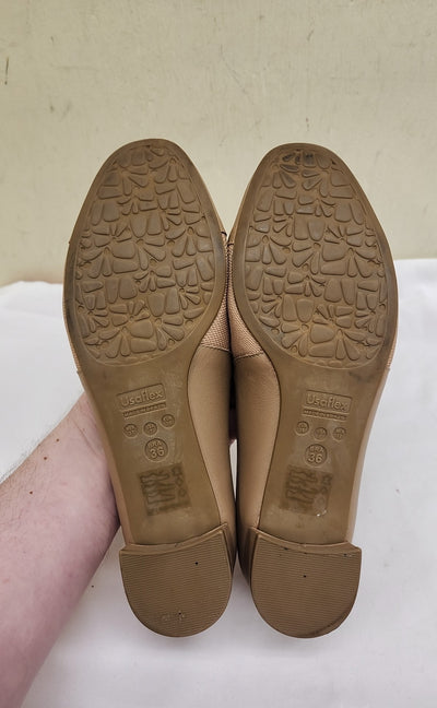 USA Flex Women's Size 36 = 5-1/2 Tan Pumps