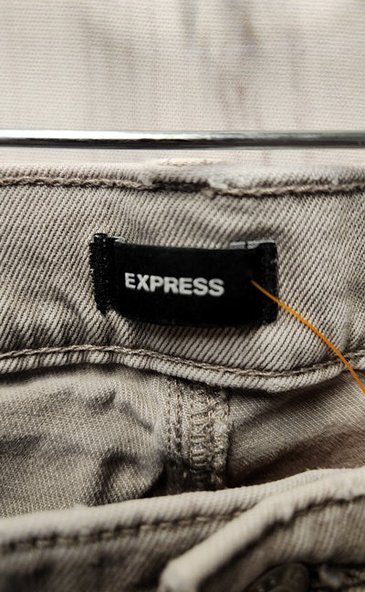 Express Men's Size 32x32 Gray Jeans Skinny