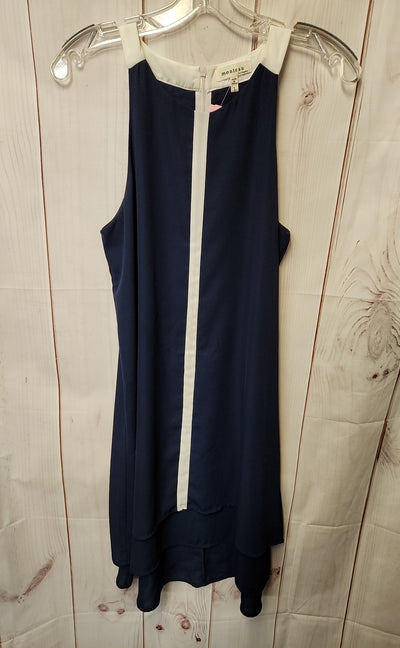 Monteau Women's Size L Navy Dress