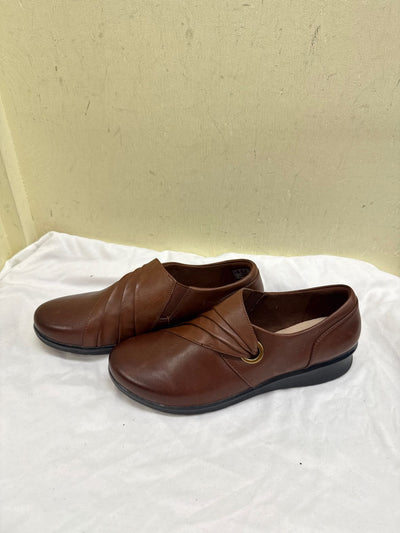 Clarks Women's Size 9-1/2 Brown Flats Shoes