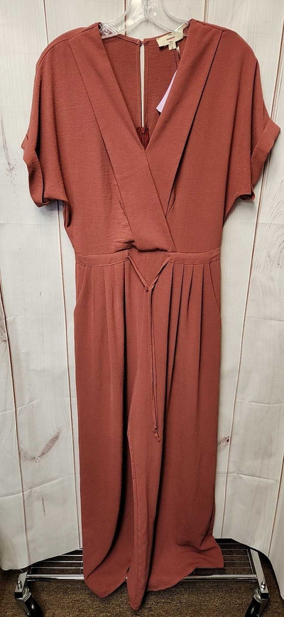 Entro Women's Size S Rose Jumpsuit