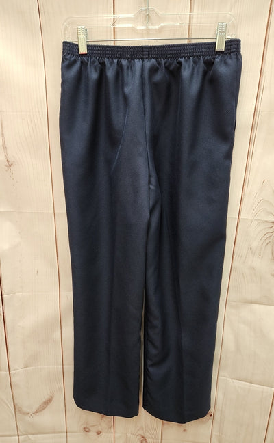 Alfred Dunner Women's Size 8 Petite Navy Pants
