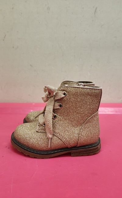 Cat & Jack Girl's Size 7 Gold Boots
