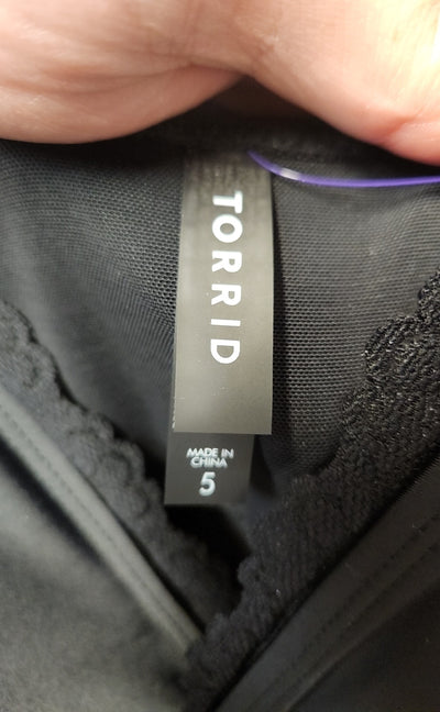 Torrid Women's Size 5X Black Swimsuit