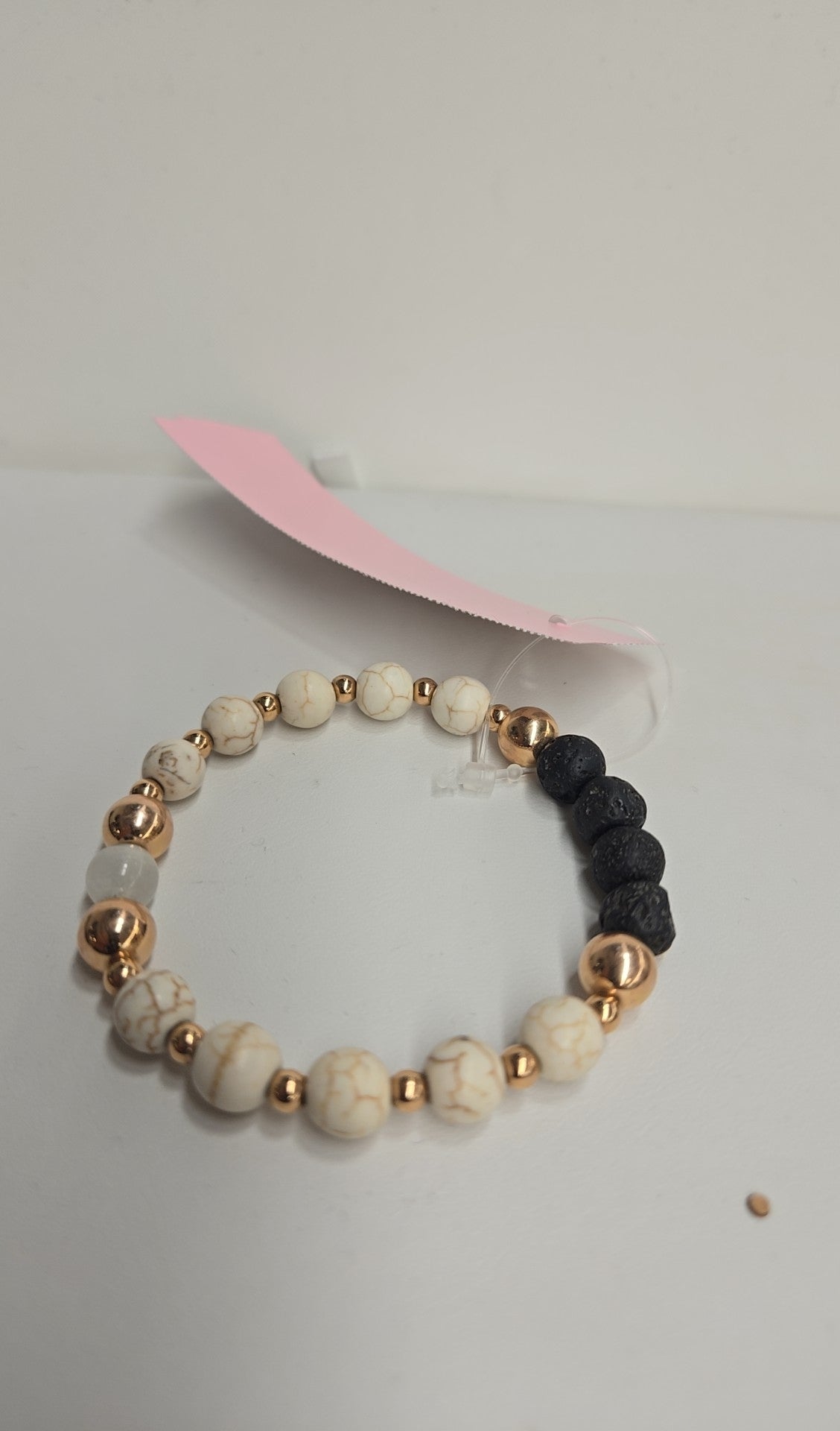 White Stretch Bracelet