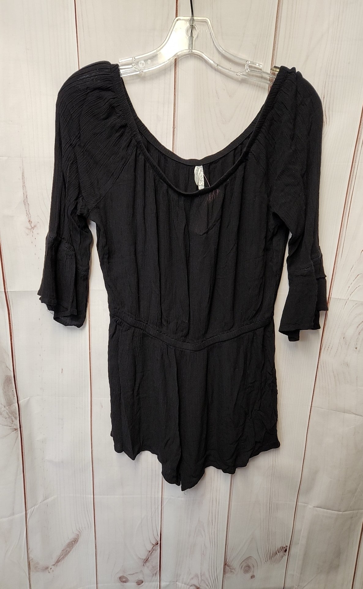 Mudd Women's Size M Black Romper