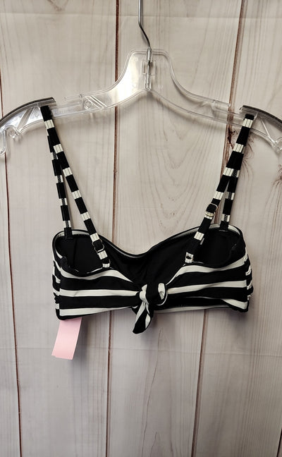 Kate Spade Women's Size S Black & White Swim Top