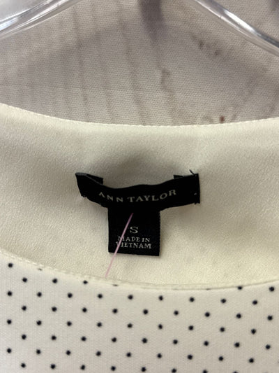 Ann Taylor Women's Size S White Short Sleeve Top