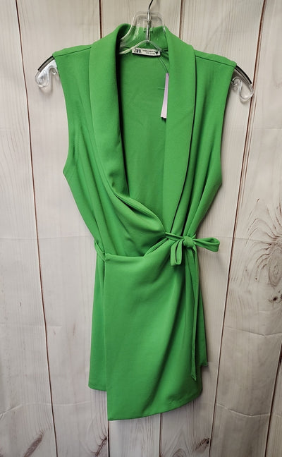Zara Women's Size XS Green Dress