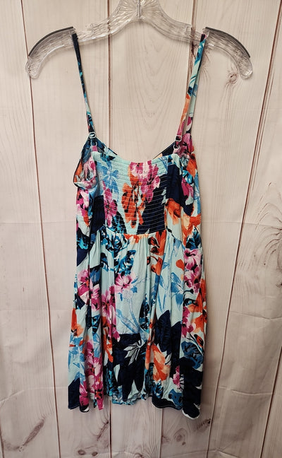 Express Women's Size S Blue Floral Dress