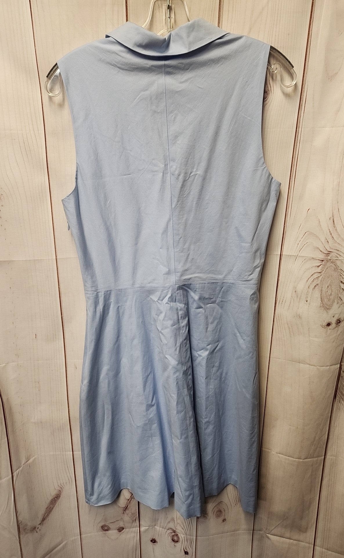 NWT Theory Women's Size 8 Light Blue Collared Flare Dress