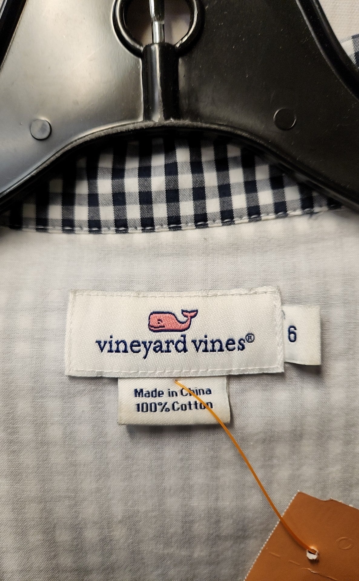 Vineyard Vines Women's Size 6 Black & White Dress