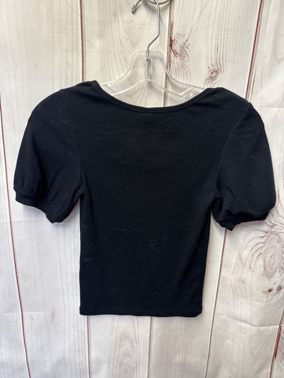 BP Women's Size XS Black Short Sleeve Top