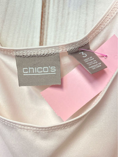 Chico's Women's Size 3 = US XL Pale Pink Sleeveless Top