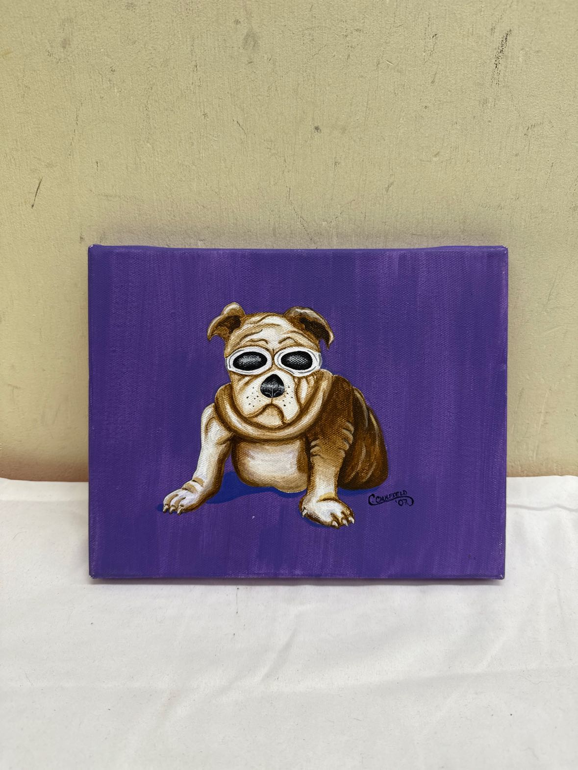 Purple Dog Unframed Art
