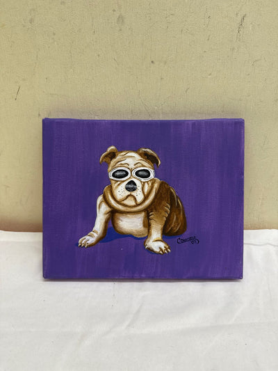 Purple Dog Unframed Art