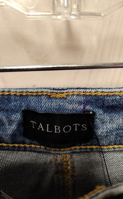NWT Talbots Women's Size 12 Slim Ankle Blue Jeans