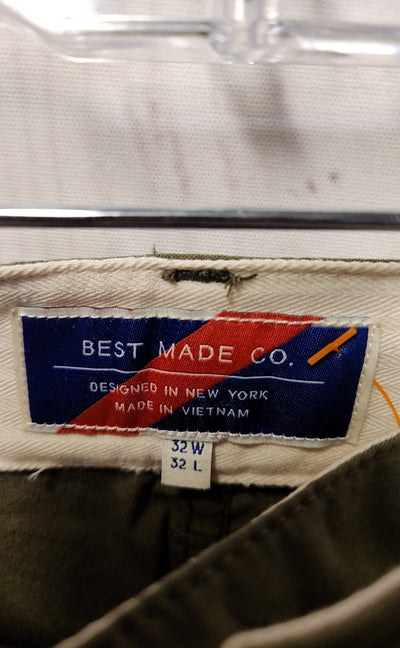 Best Made Co. Men's Size 32x32 Olive Green Pants