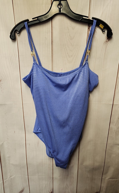 Le Cove Women's Size 16 Blue Swimsuit