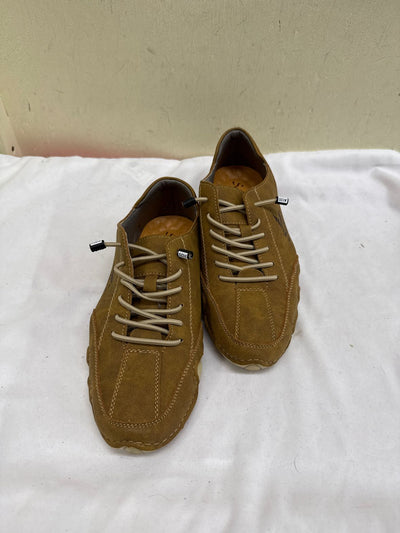 Salkins Women's Size 39=8-1/2 Tan Sneakers