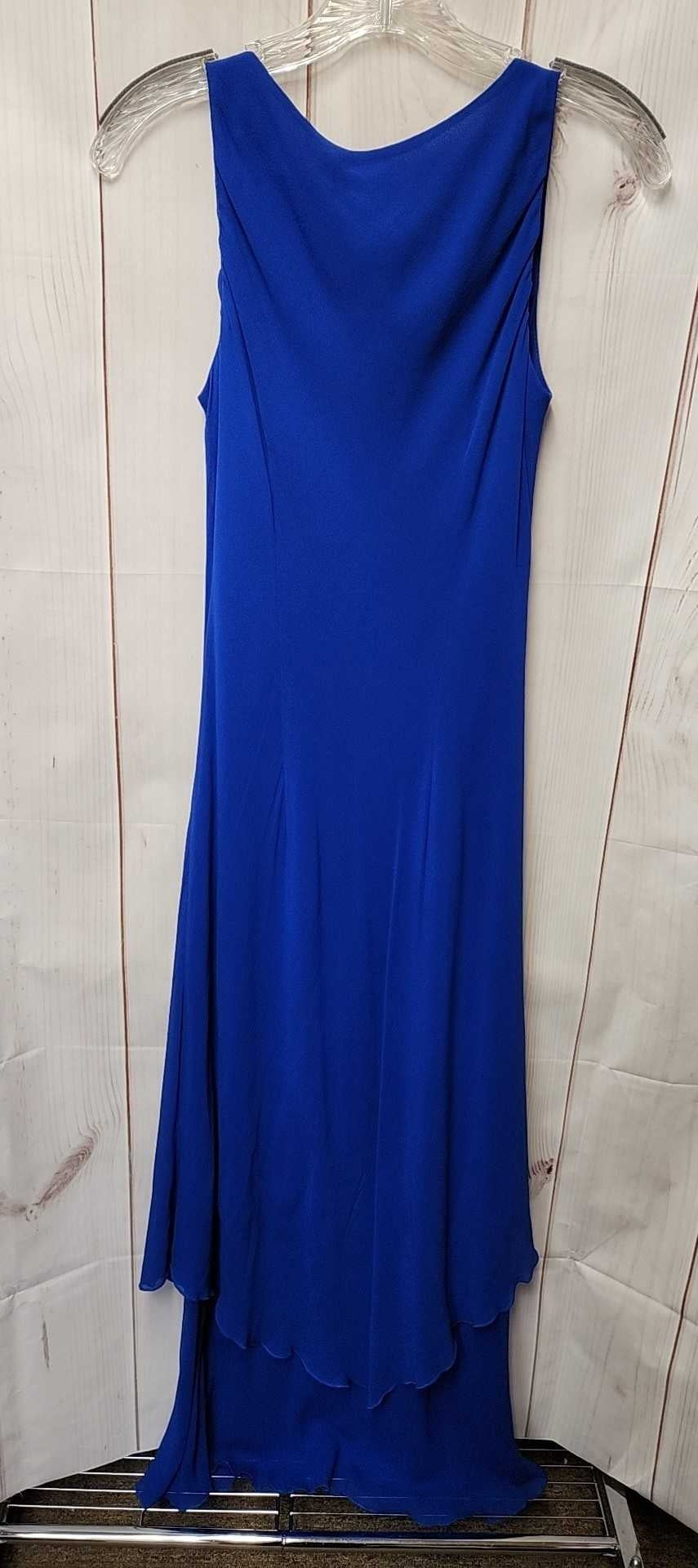 Simply Silk Women's Size M Blue Dress