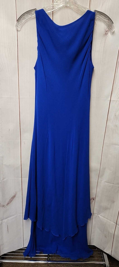 Simply Silk Women's Size M Blue Dress