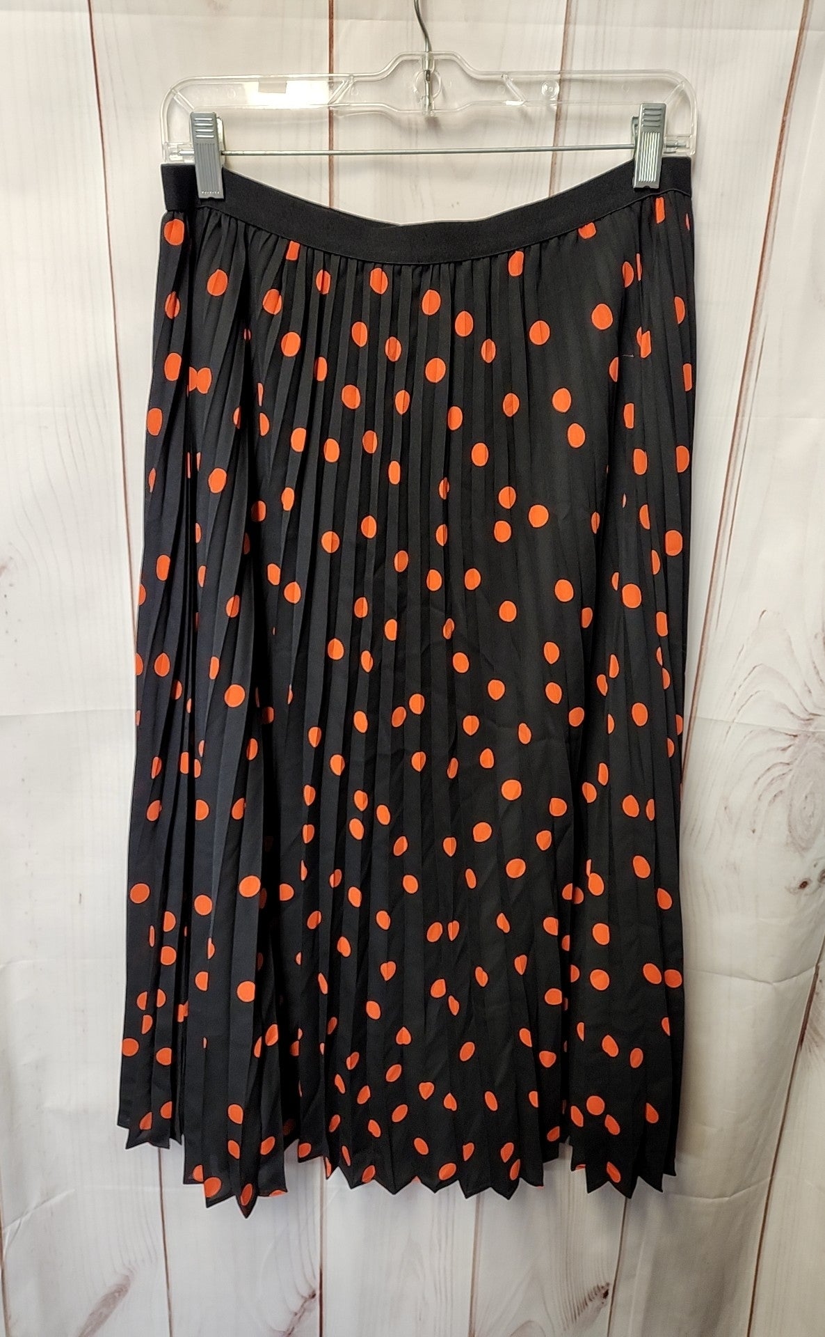 On 34th Women's Size M Black & Red Polka Dot Skirt