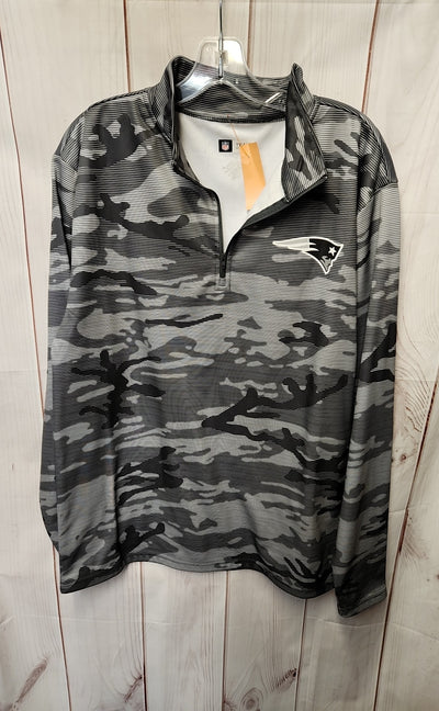 Patriots Men's Size M Gray Shirt