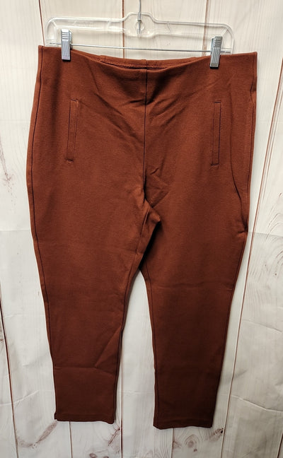 Chico's Women's Size 1.5 = US 10 Brown Pants Ankle