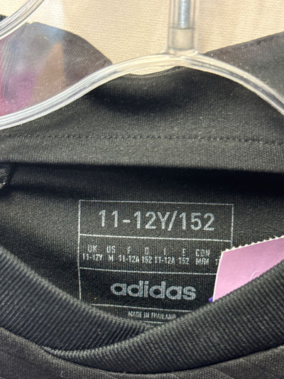 Adidas Boy's Size 11/12 Black Shirt