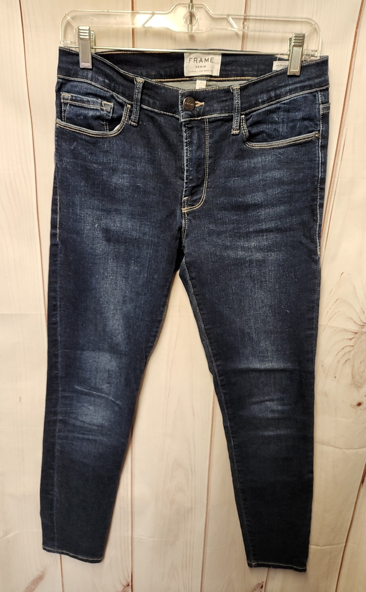 Frame Women's Size 27 (3-4) Blue Jeans Le Skinny de Jeanne Crop