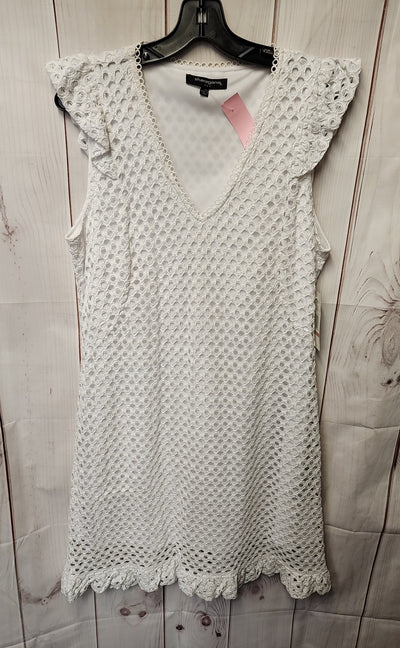 NWT Sharagano Women's Size 12 White Dress