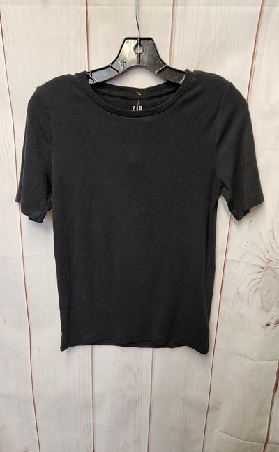Gap Women's Size M Black Short Sleeve Top
