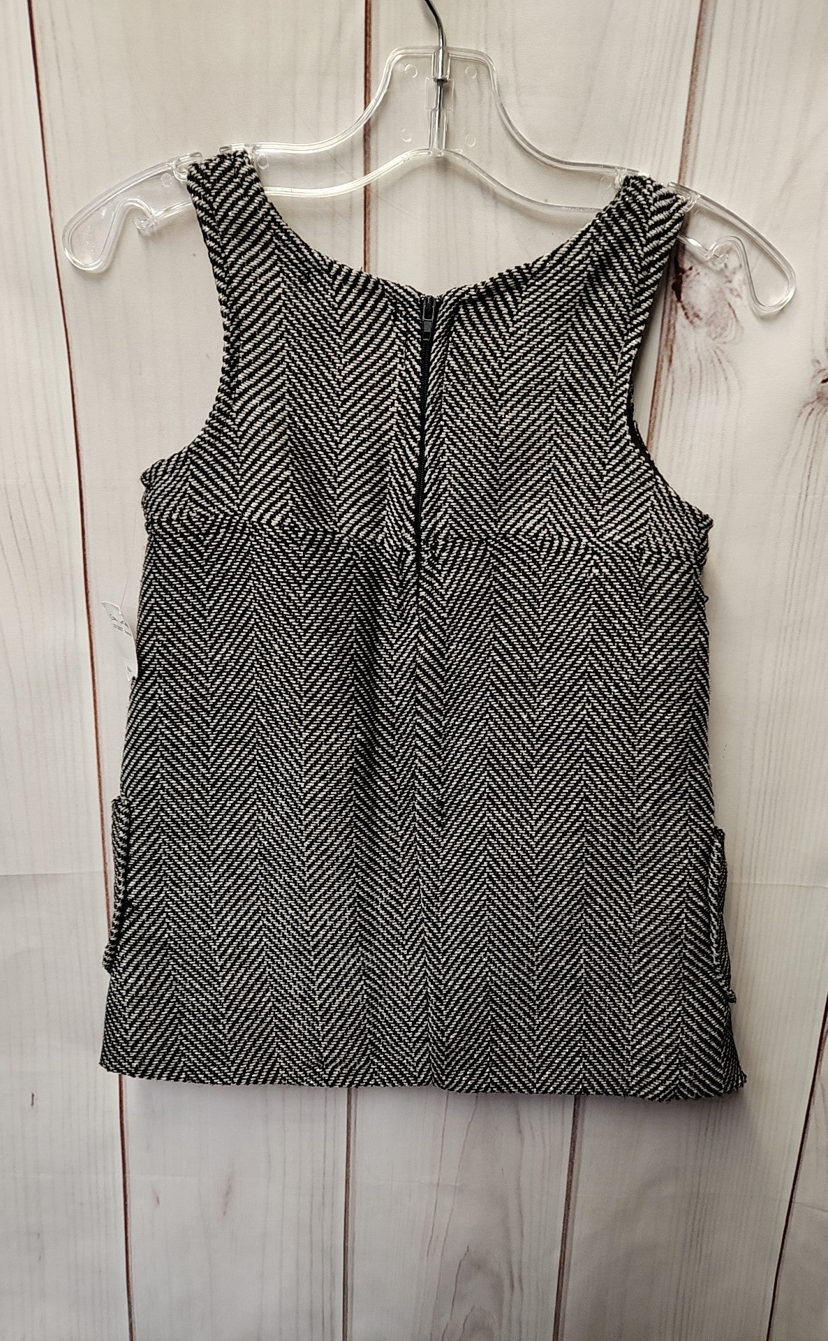 Calvin Klein Girl's Size 4 White & Black Dress