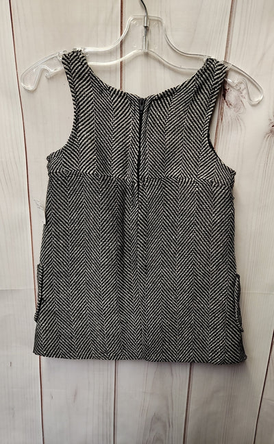 Calvin Klein Girl's Size 4 White & Black Dress