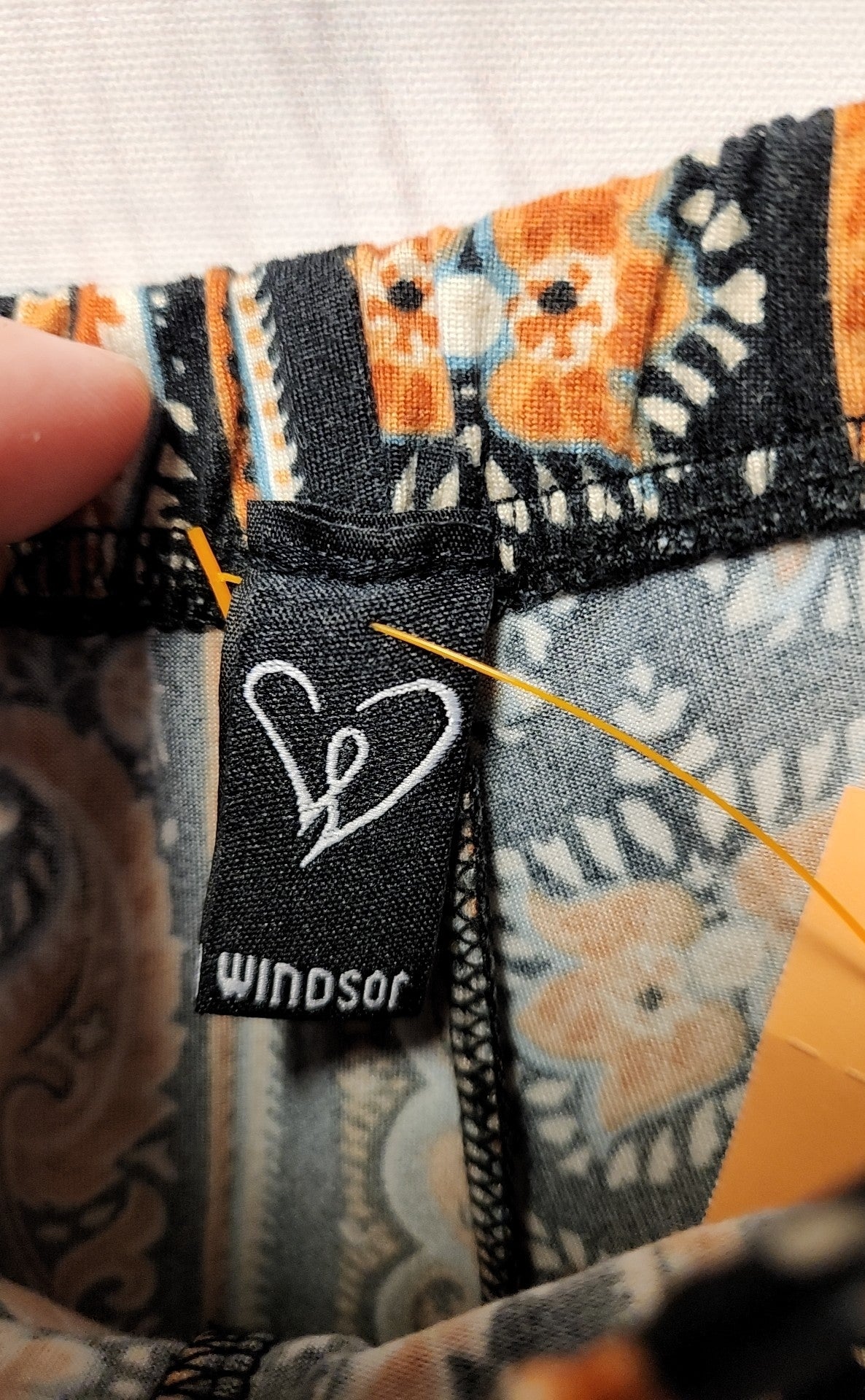 Windsor Women's Size M Black & Brown Leggings