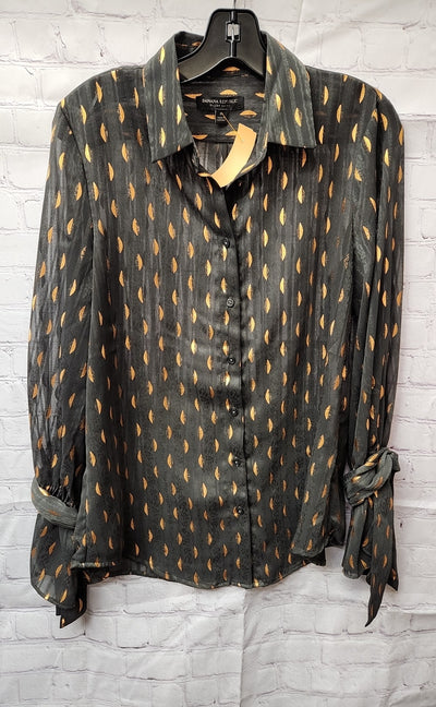 Banana Republic Women's Size S Green Long Sleeve Top