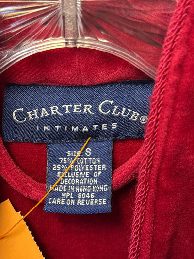 Charter Club Women's Size S Red Robe