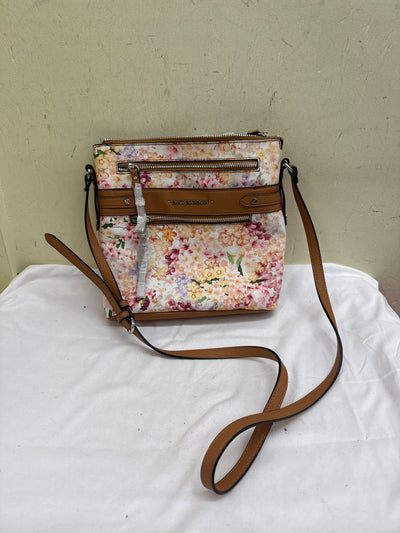 Dana Buchman White Floral Purse Bag