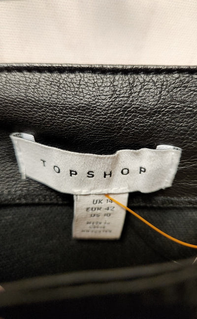 NWT Topshop Women's Size 10 Black Skirt