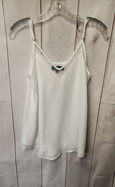 Lulus Women's Size S White Sleeveless Top