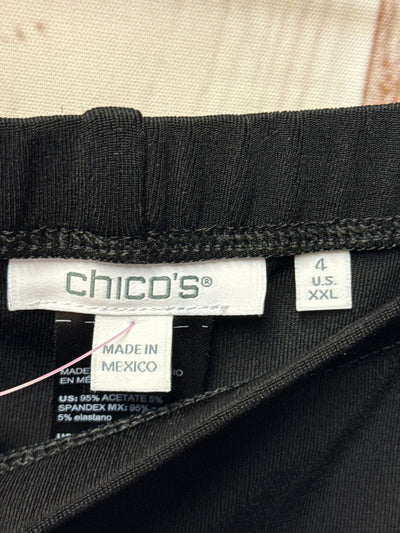 Chico's Travelers Women's Size 4 = US20/22 Black Skorts