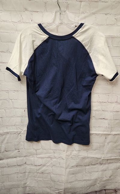 Red Sox Women's Size L Blue Short Sleeve Top
