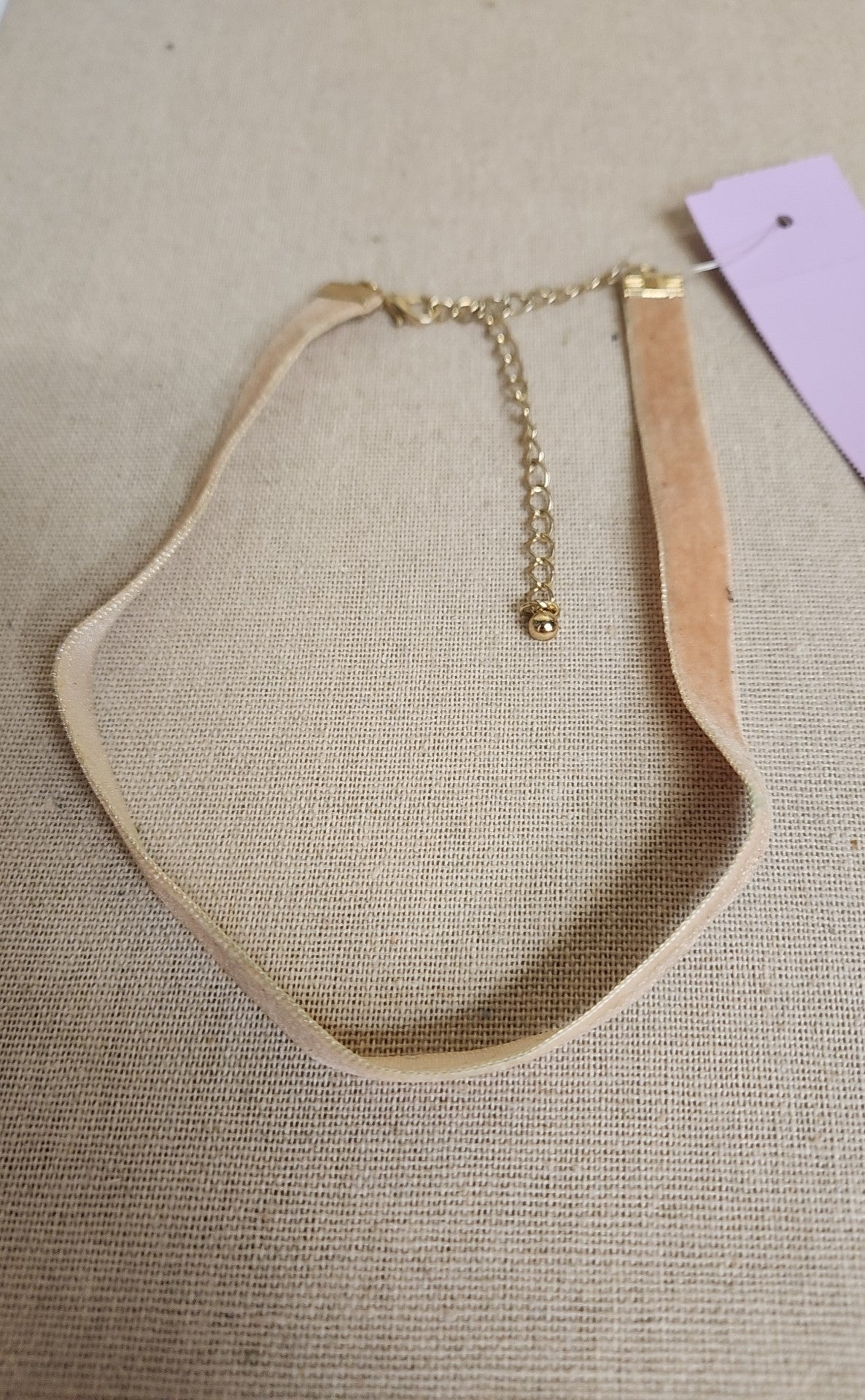 Pink Choker Necklace
