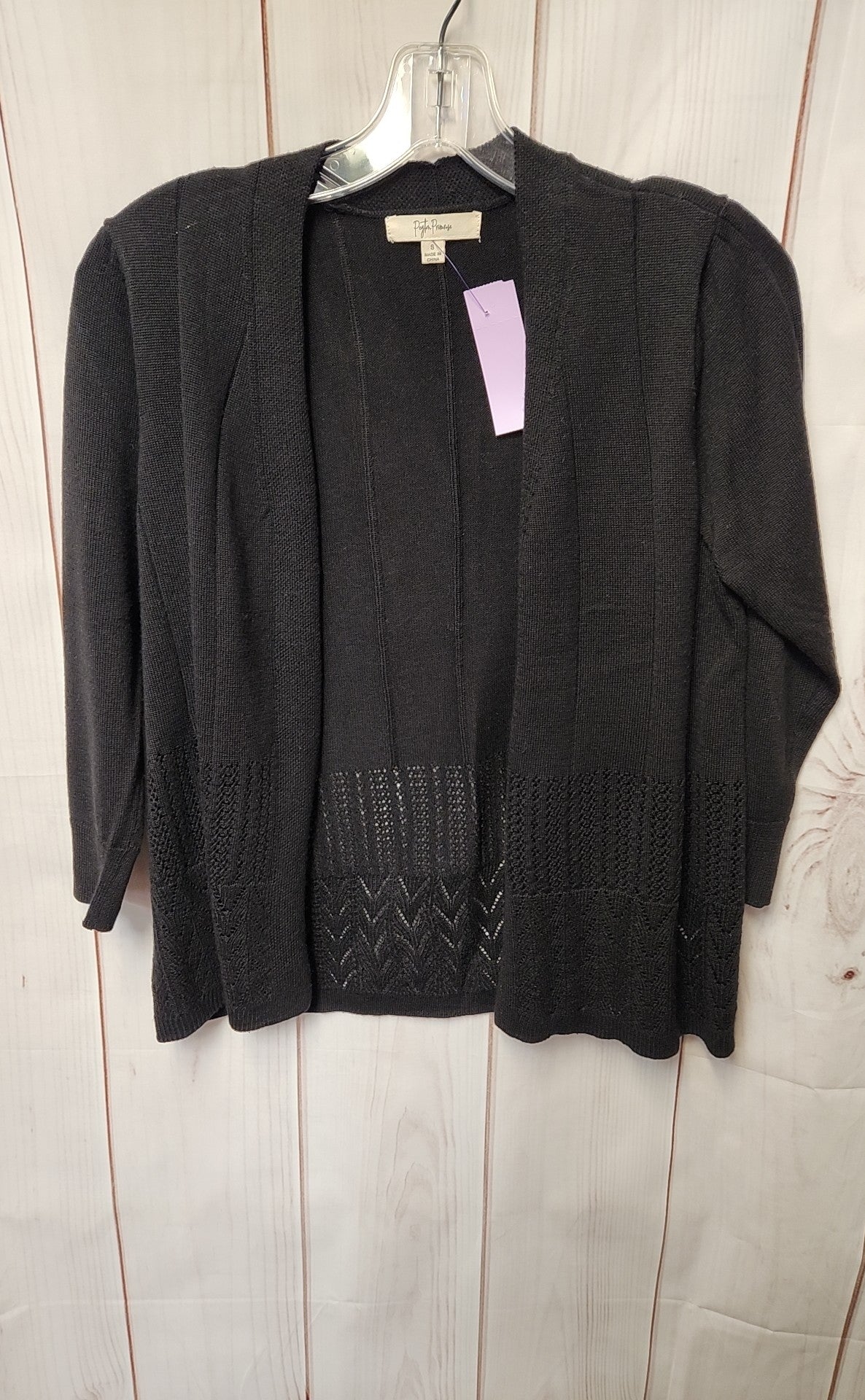 Peyton Primrose Women's Size S Black Cardigan