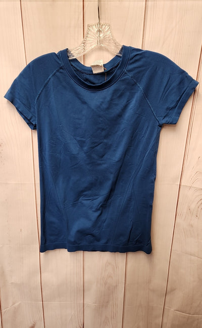 Athleta Women's Size S Blue Short Sleeve Top