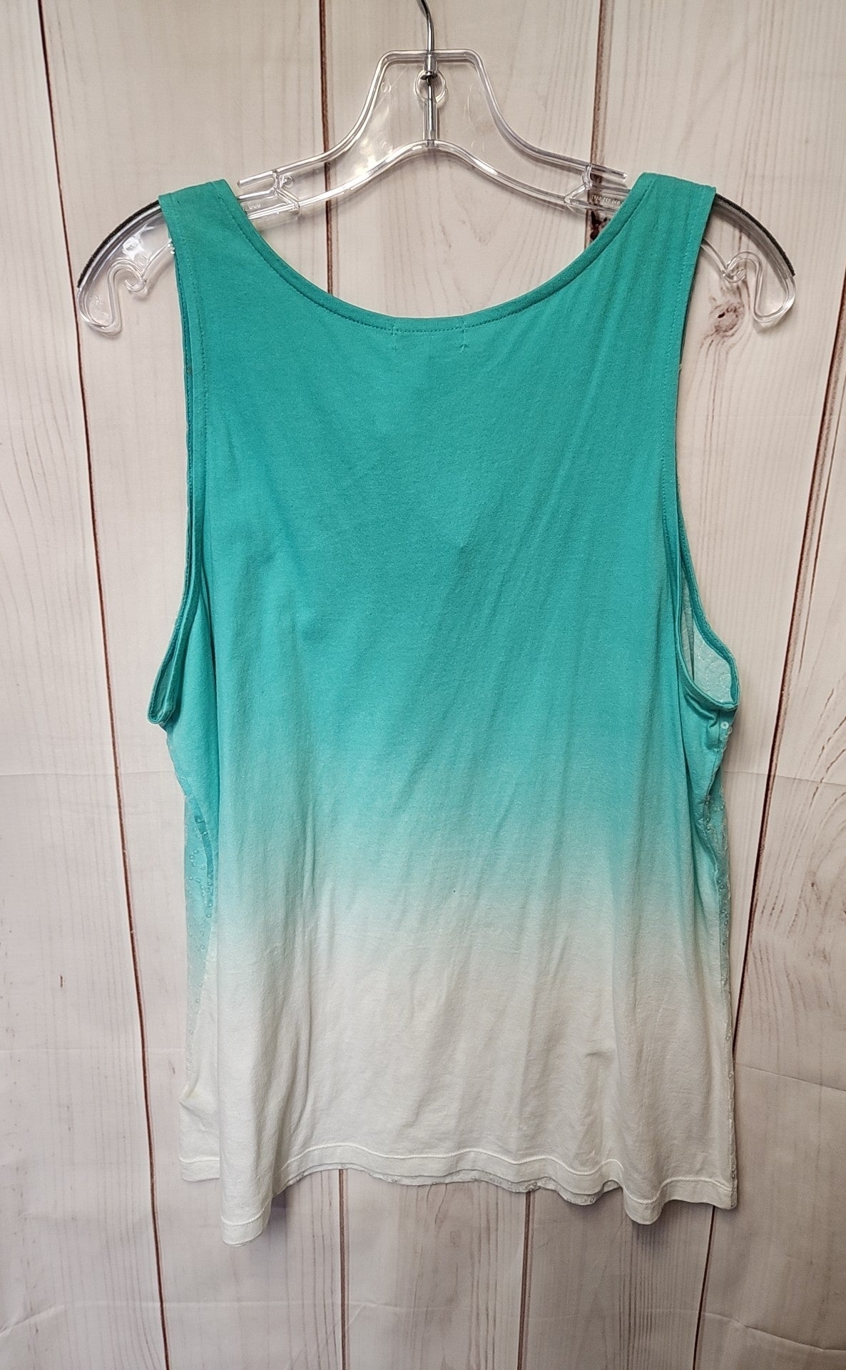 Old Navy Women's Size XL Green Sequined Sleeveless Top