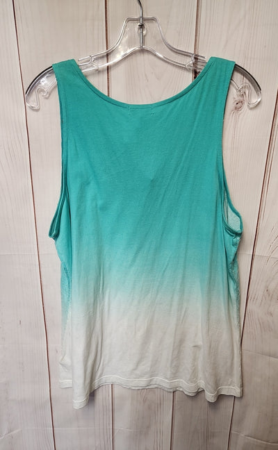 Old Navy Women's Size XL Green Sequined Sleeveless Top