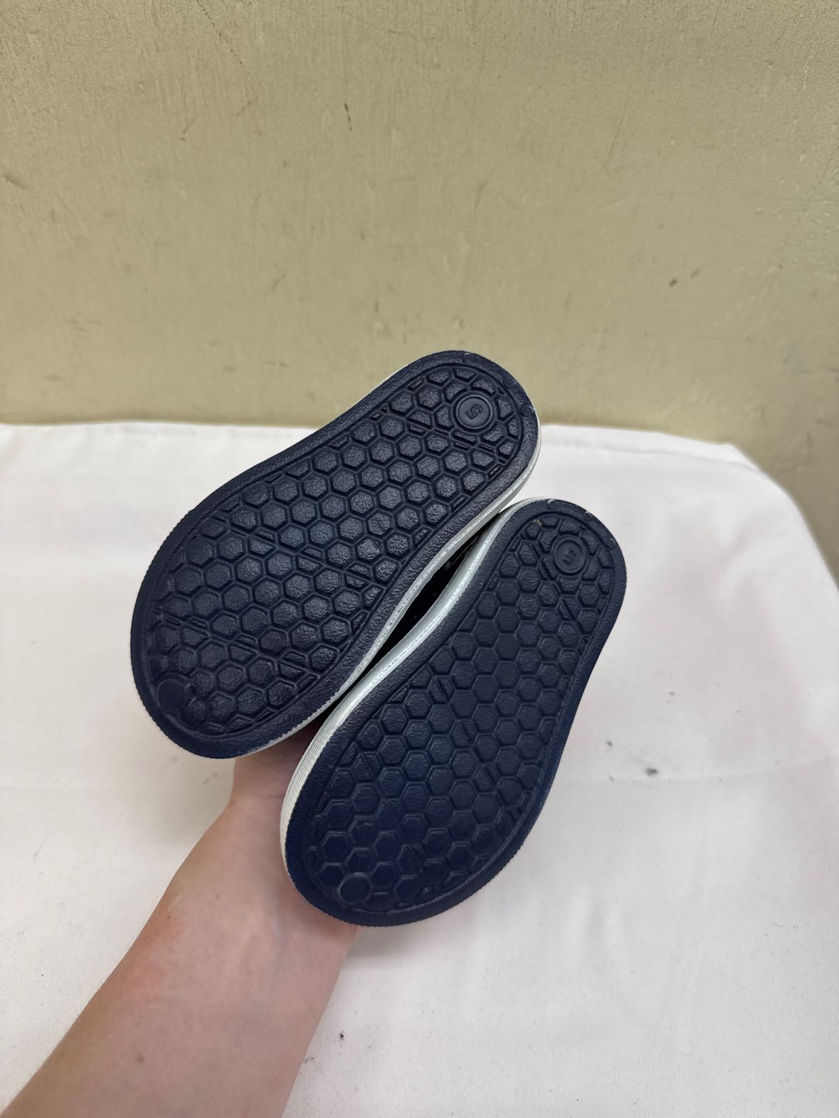 Cat & Jack Boy's Size 5 Navy Shoes