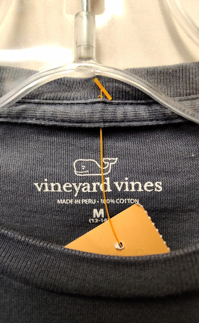 Vineyard Vines Boy's Size 12/14 Navy Shirt